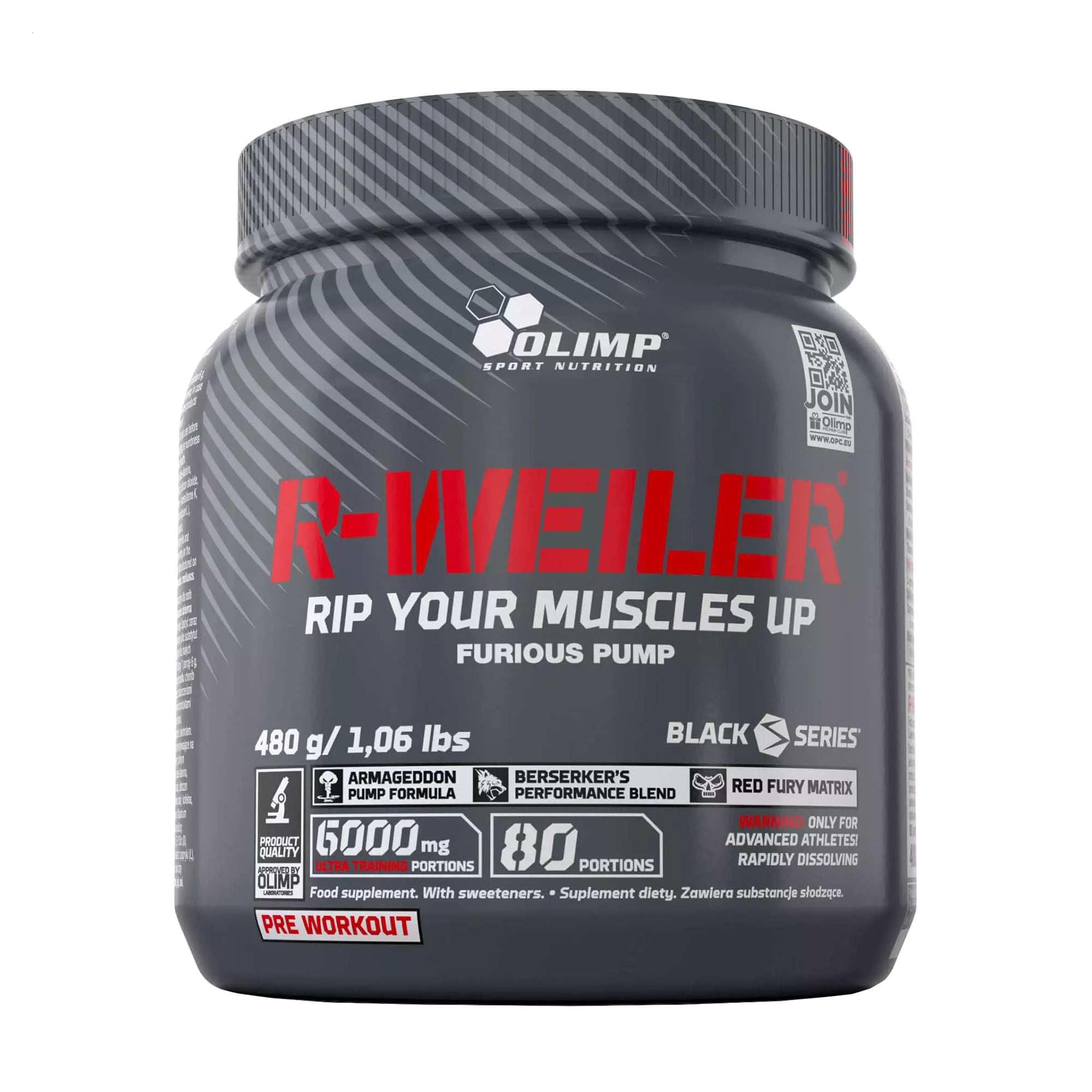 Передтренувальний комплекс Olimp Sport Nutrition R-Weiler Кола, в порошку, 480 г